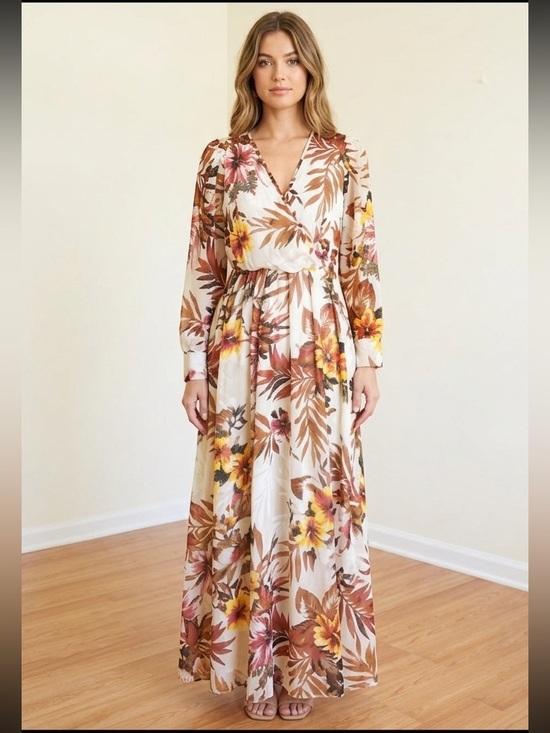 Kate And Lily Dresses & Skirts - Kate And Lily Maxi cover up chiffon Dress Sz 4